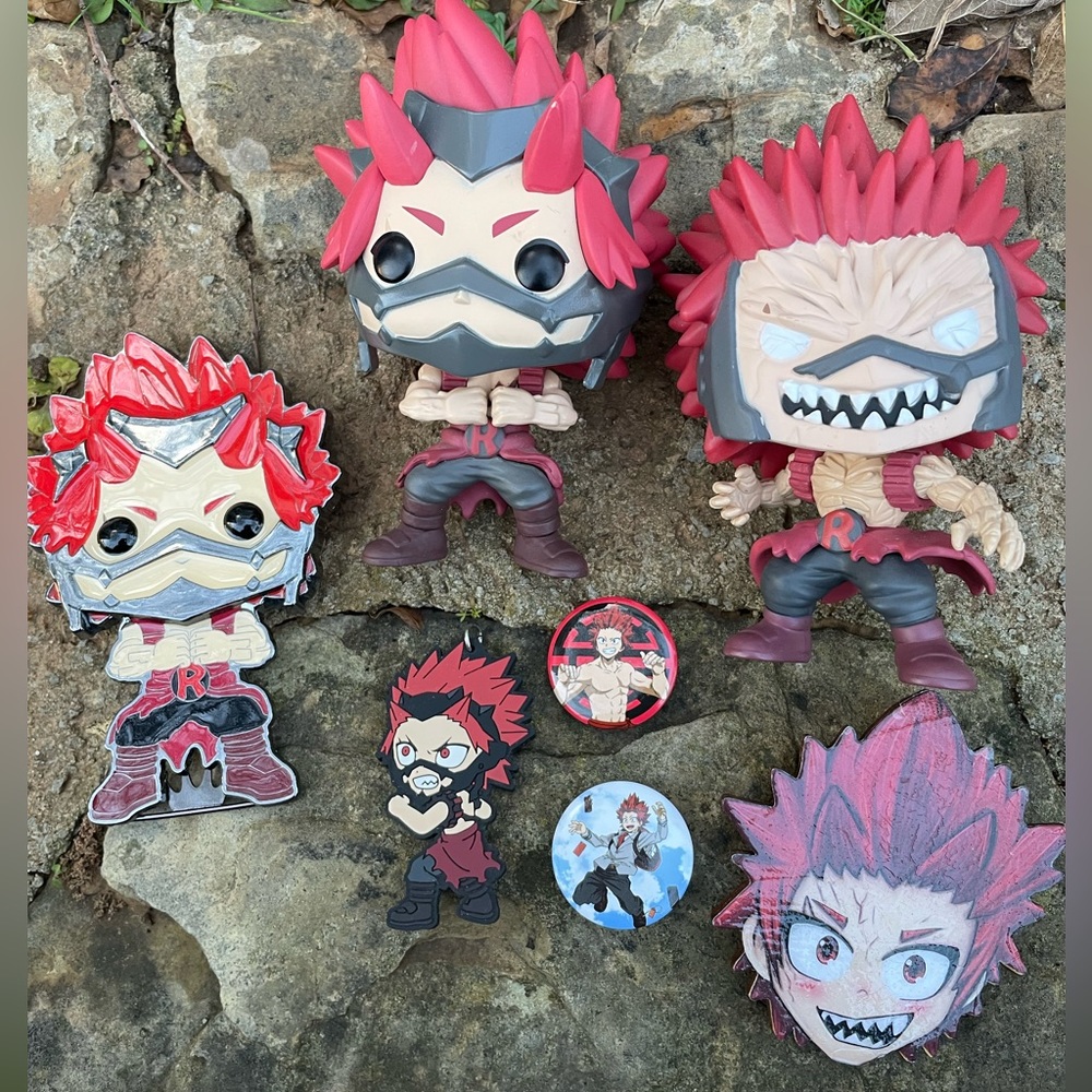 MHA Funko Pops Kirishima Eijiro Merch Lot